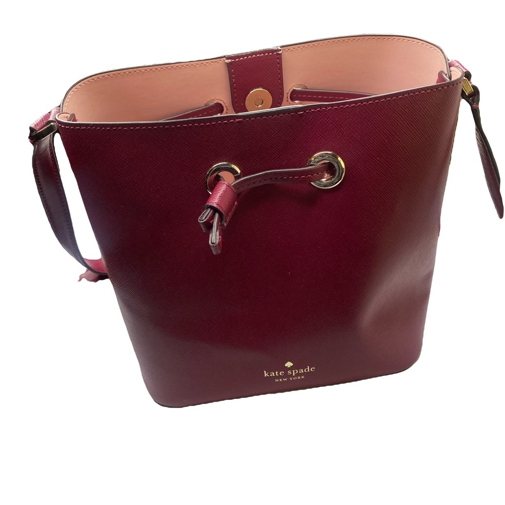 kate spade Raspberry Pink Pebbled Leather Shoulder Bag - Picture 7 of 8